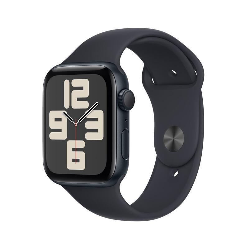 Apple Watch SE (2023) GPS 40mm Midnight Aluminium Case with Midnight Sport Band - S/M, , medium