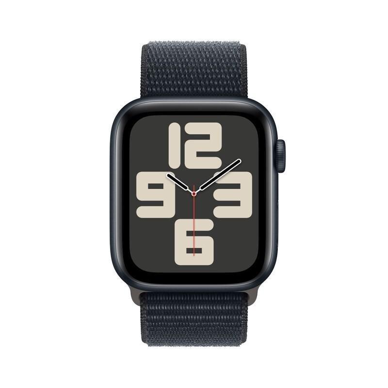 Apple Watch SE (2023) GPS 40mm Midnight Aluminium Case with Midnight Sport Loop, , large image number 1