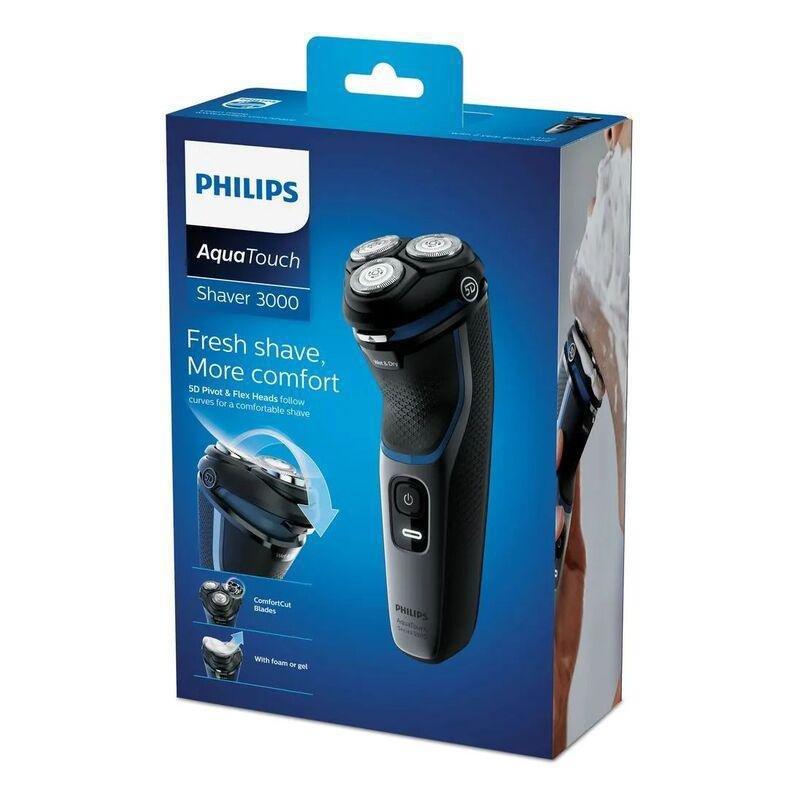 Philips S3122/50 Shaver Series 3000 Wet or Dry Electric Shaver, , large image number 4