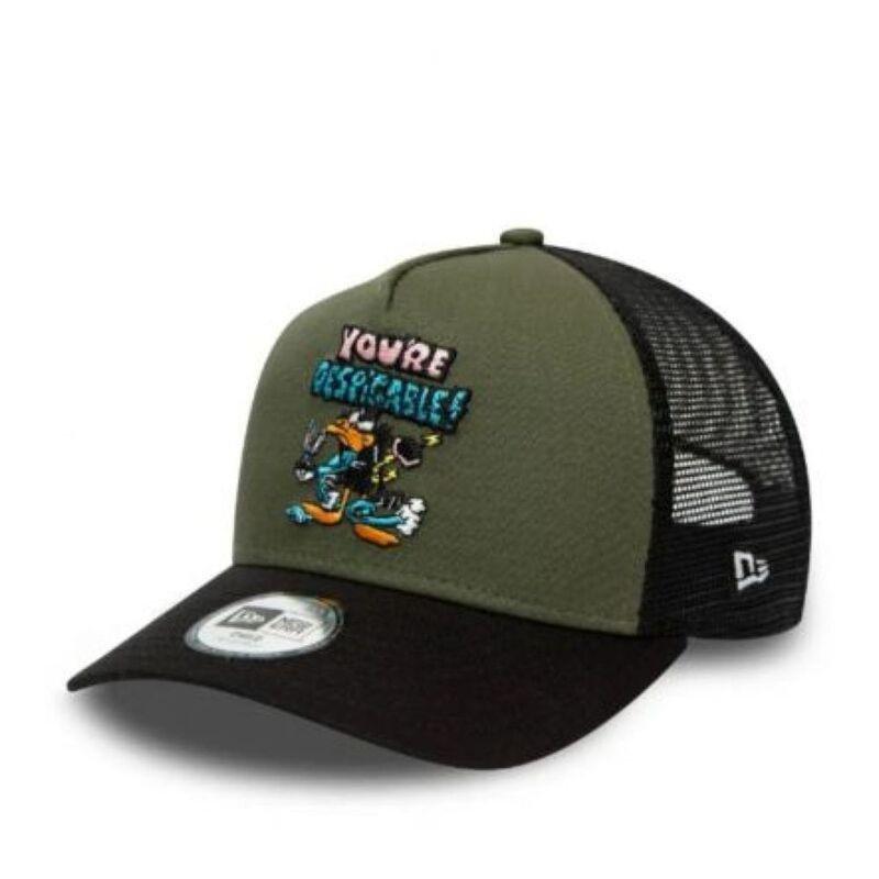 New Era Kids Character Trucker Cap Daffy Duck Youth - Green, , large image number 0