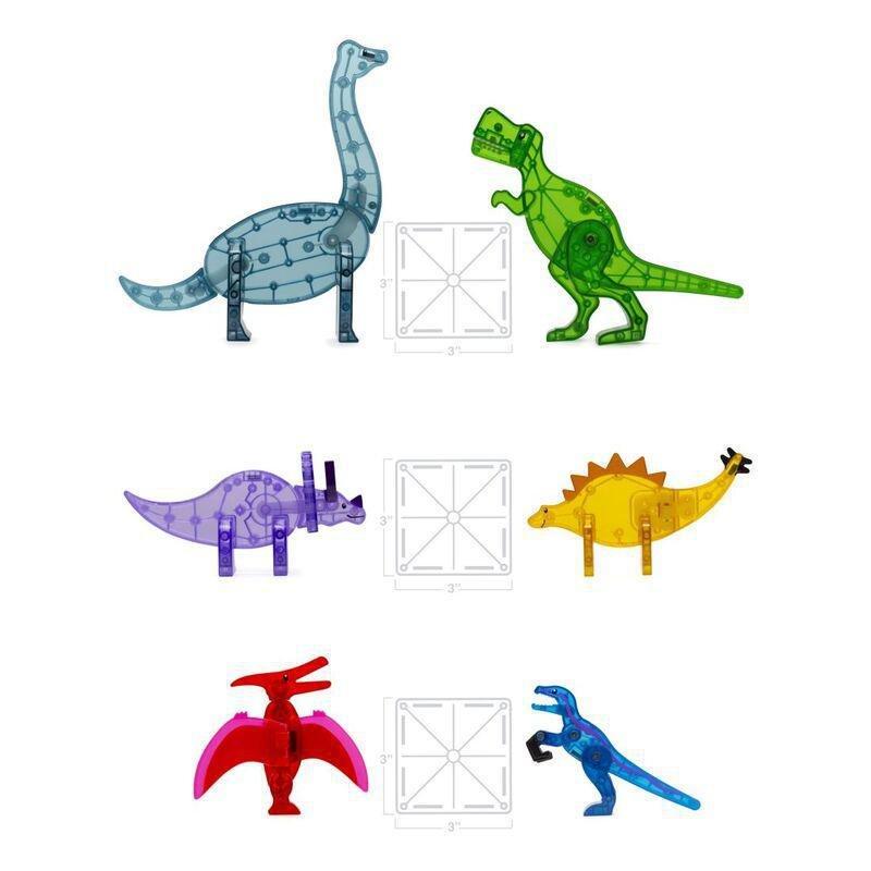Magna-Tiles Dino World Xl 50-Piece Set, , large image number 1