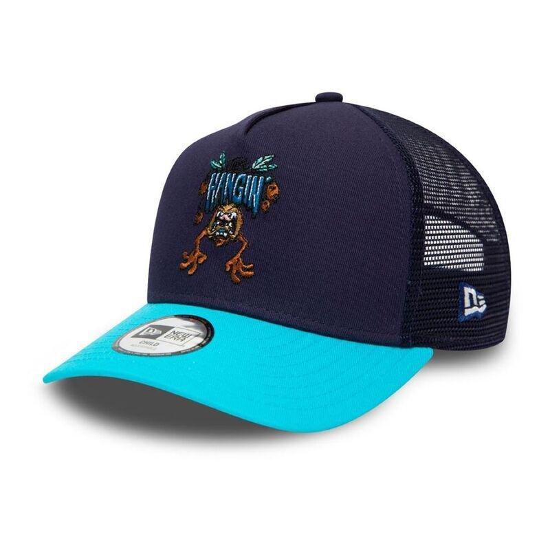 New Era Kids Character Trucker Cap Taz Youth - Navy, , large image number 0