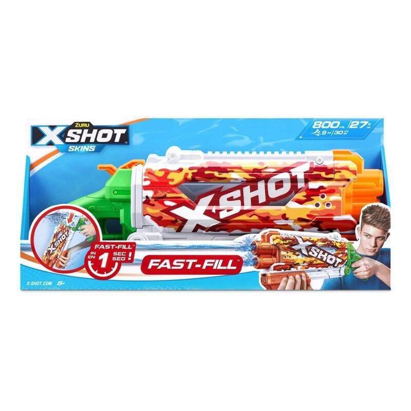 X-Shot Skins Fast-Fill Shotgun Sun Camo Pump Action Water Blaster, , large image number 0