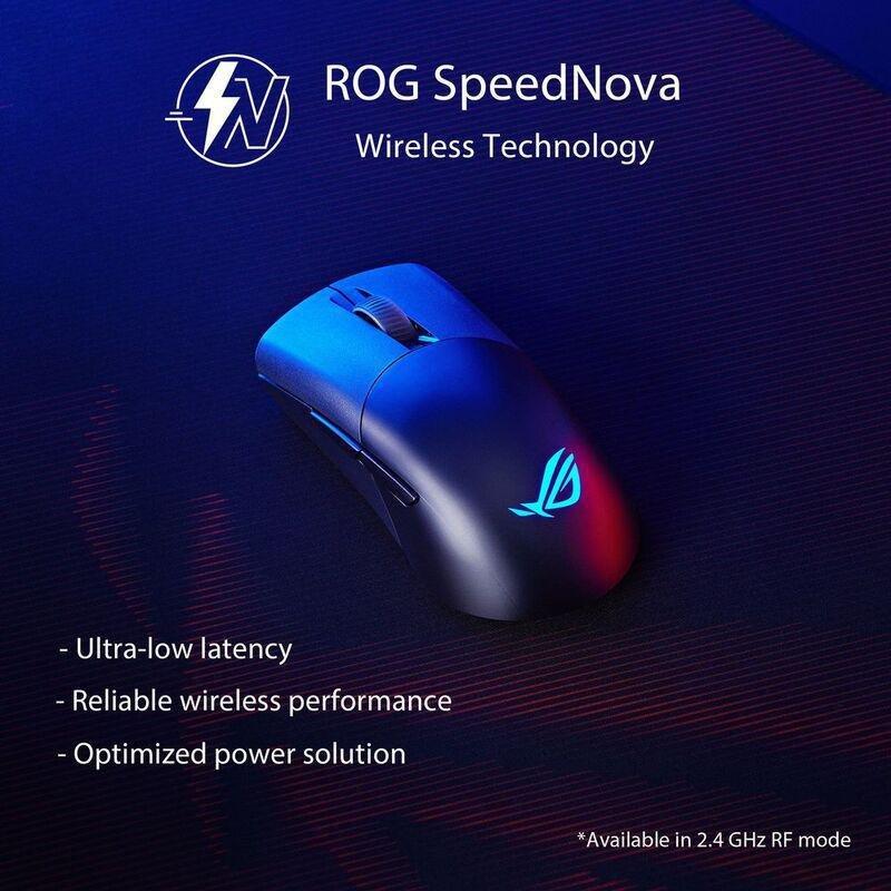 ASUS ROG Keris Lightweight FPS Wireless Gaming Mouse - Black, , large image number 2