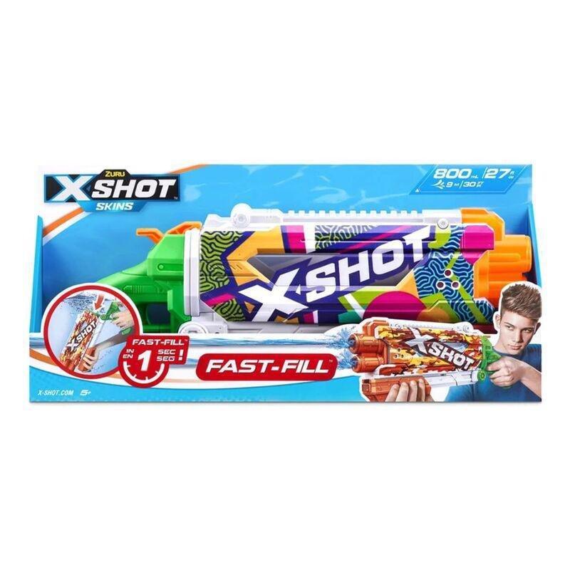 X-Shot Skins Fast-Fill Shotgun Ripple Camo Pump Action Water Blaster, , large image number 0