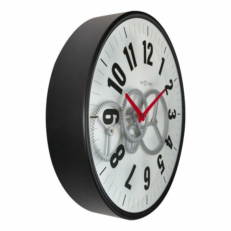 Nextime Modern Gear Wall Clock White (36 cm), , large image number 3