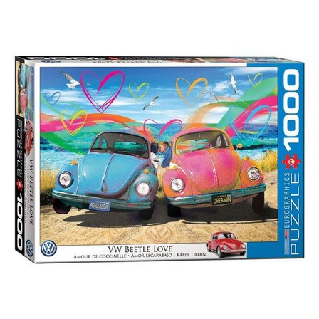 EUROGRAPHICS - Eurographics The VW Groovy Collection Beetle Love By Parker Greenfield Jigsaw Puzzle (1000 Pieces)