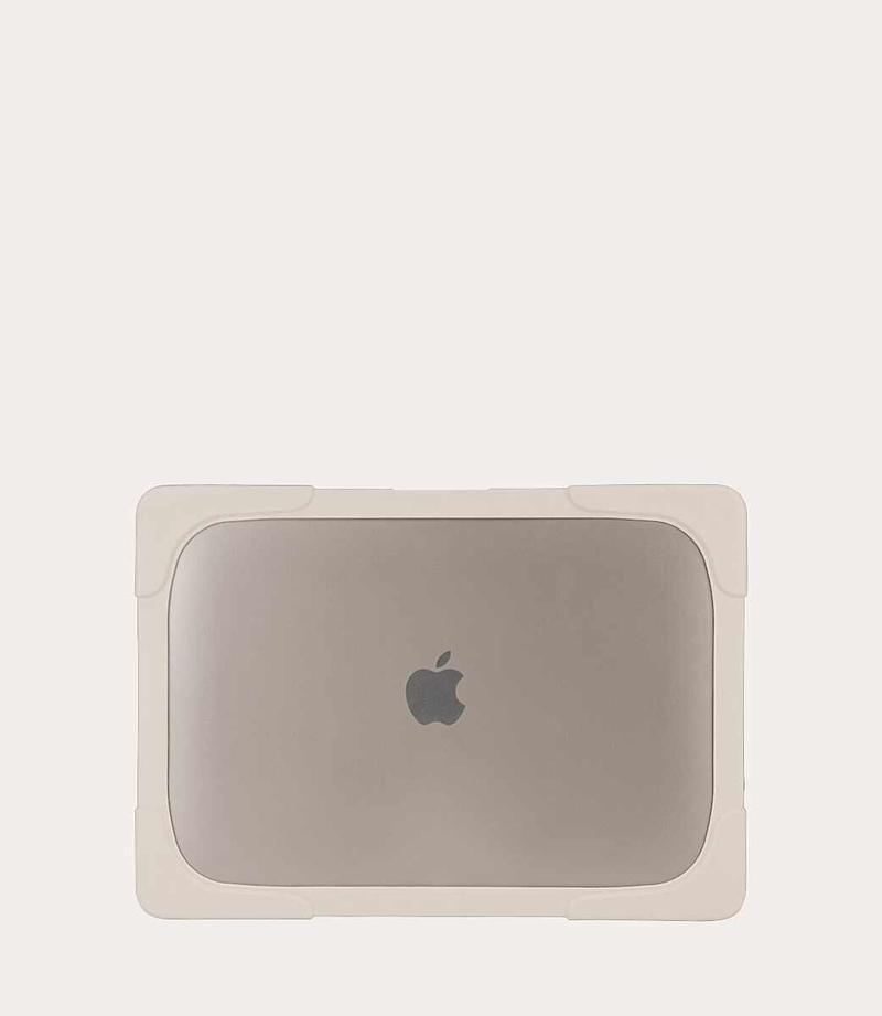 Tucano Scocca Hard Shell Case for Macbook Air 13-Inch - Beige, , medium