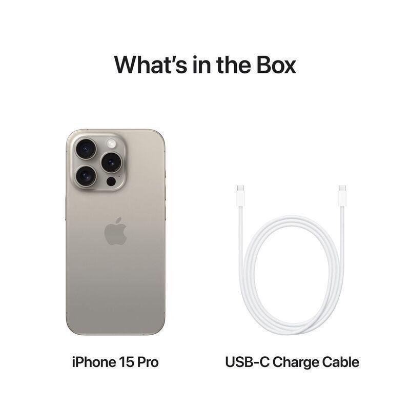 Apple iPhone 15 Pro 128GB - Natural Titanium, , large image number 4