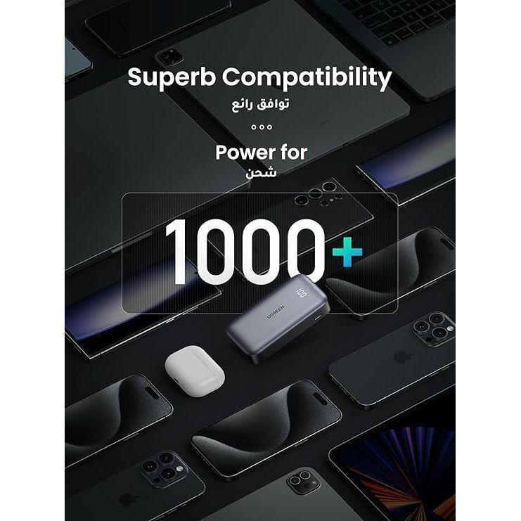 Ugreen 10000Mah Two-Way Fast Charging Power Bank - Grey, , large image number 2