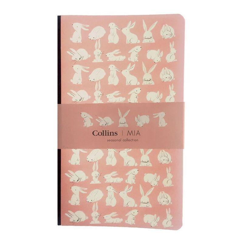 Collins A5 Mia Slim Ruled Notebook - Pink, , large image number 0