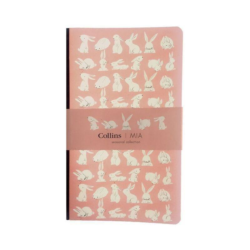 COLLINS - Collins A5 Mia Slim Ruled Notebook - Pink