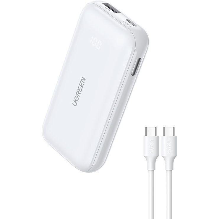 Ugreen 10000Mah Two-Way Fast Charging Power Bank - White, , large image number 0