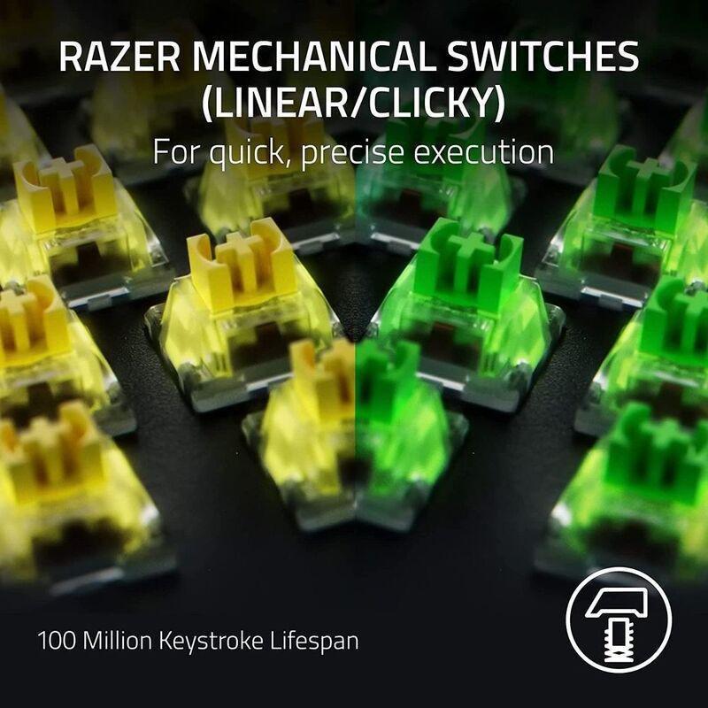 Razer Blackwidow V4 Pro (Yellow Switch) Mechanical Gaming Keyboard with Razer Chroma RGB - US Layout, , large image number 1