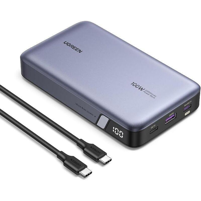 Ugreen 20000mAh Two-Way Fast Charging Power Bank - Grey, , large image number 0