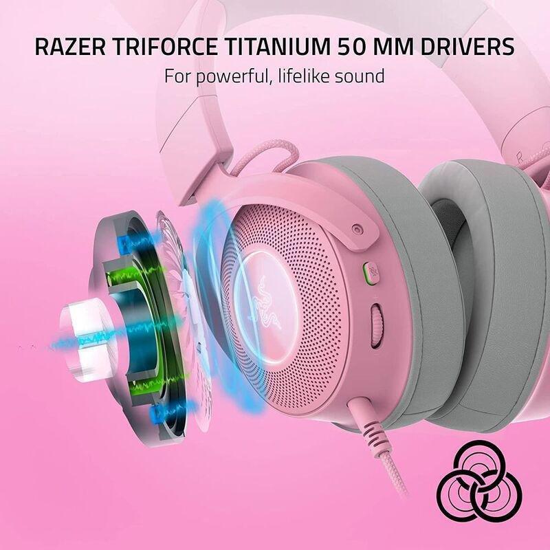 Razer Kraken Kitty V2 Pro Gaming Headphones - Quartz, , large image number 3