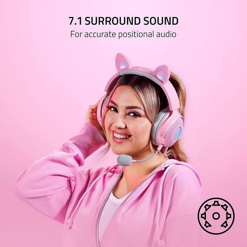 Razer Kraken Kitty V2 Pro Gaming Headphones - Quartz, , large image number 4