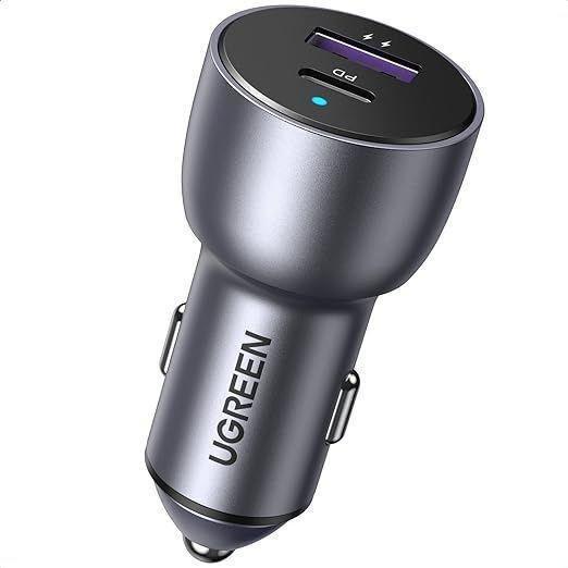 Ugreen 52.5W Car Charger Alu Case - Dark Blue, , medium