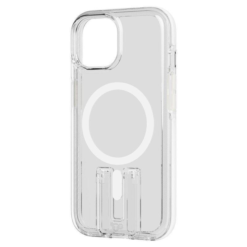 Tech21 Evocrystal Kick Case with MagSafe for iPhone 15 - White, , large image number 5