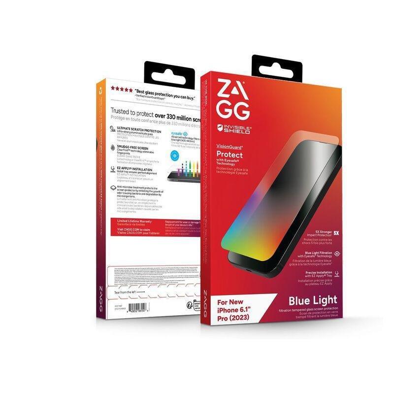 ZAGG InvisibleShield Glass Elite VG Screen Protector for iPhone 15 Pro, , large image number 3