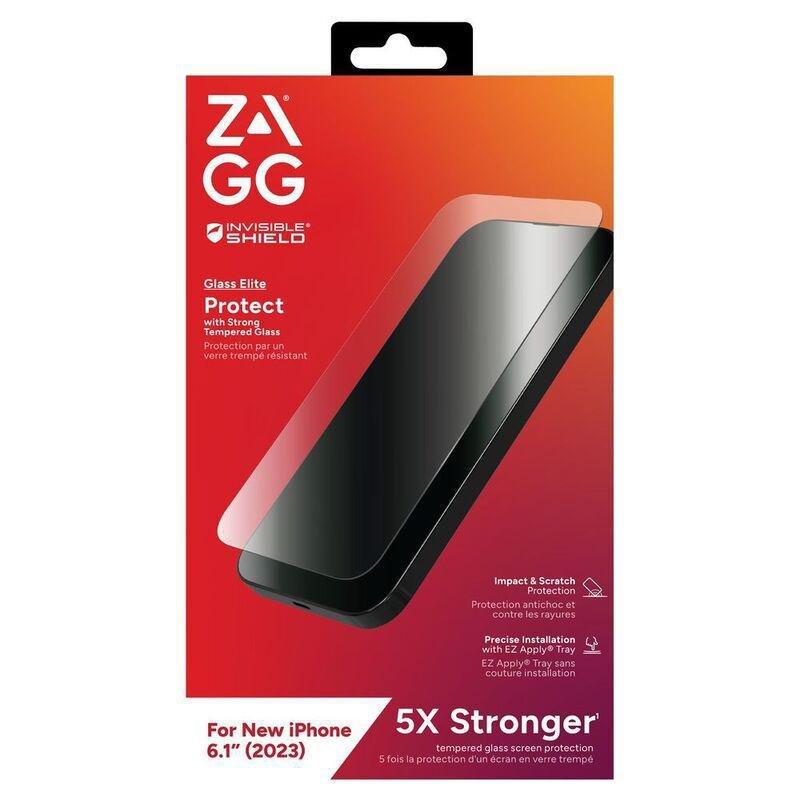 ZAGG InvisibleShield Glass Elite Screen Protector for iPhone 15, , large image number 2
