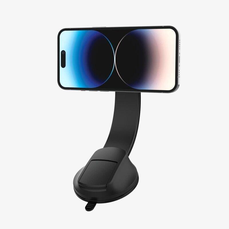 Momax Q.Mag Mount 5 15W Magnetic Wireless Charging Car Mount Suction Cup - Black, , large image number 2