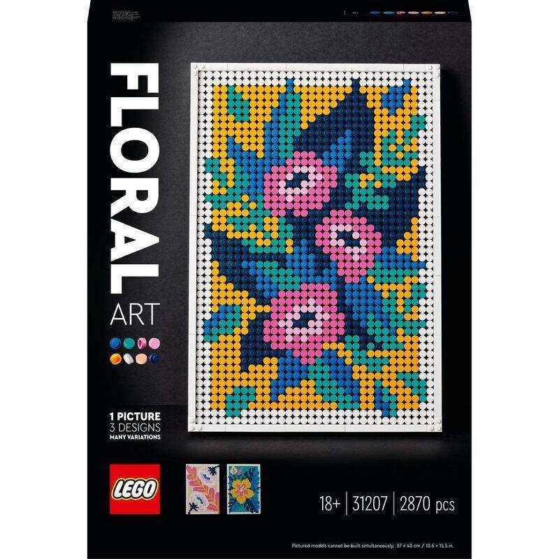 LEGO Art Floral Art 31207 Building Kit (2,870 Pieces), , large image number 3