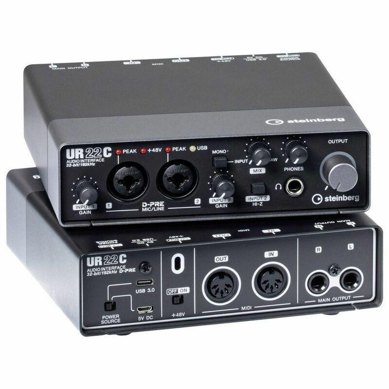 Steinberg Audio Interface With 2 x D-Pre & Ultra-High 32-Bit/192 kHz UR22C, , large image number 0
