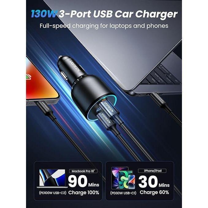 Ugreen 130W Car Charger, , large image number 4