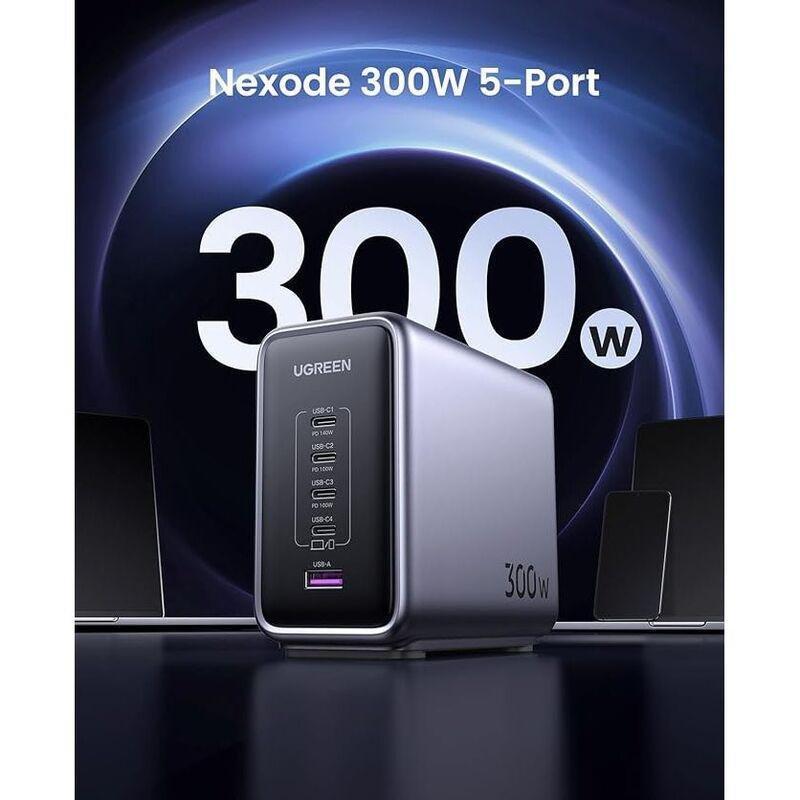Ugreen Nexode 300W 5-Port PD Gan Fast Charger (UK), , large image number 1