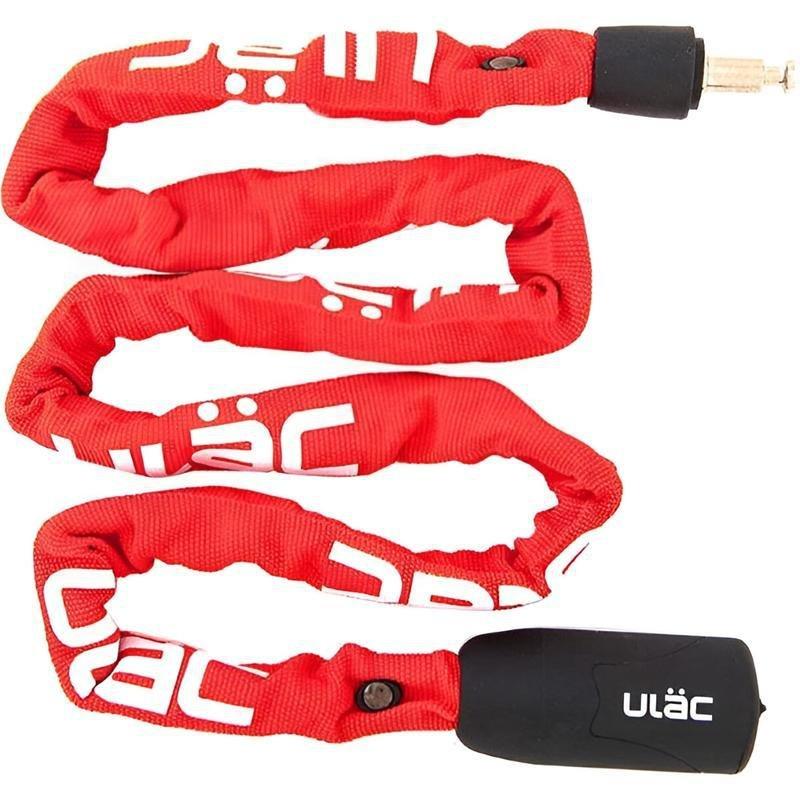 Ulac Eurostile Steel Chain Lock Red, , large image number 0