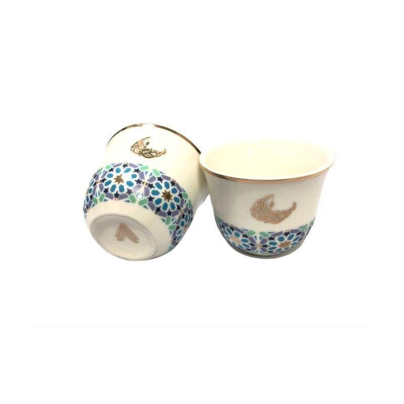 Rovatti Pietra Cawa Ramadan Cups 70ml (Set of 6) - Blue, , medium