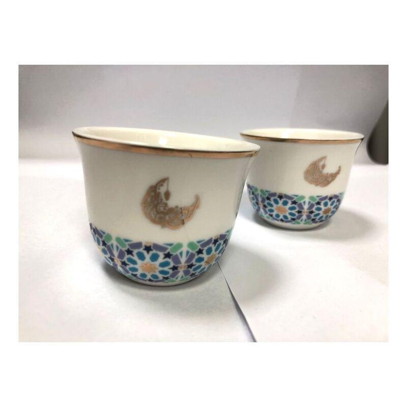 Rovatti Pietra Cawa Ramadan Cups 70ml (Set of 6) - Blue, , large image number 1