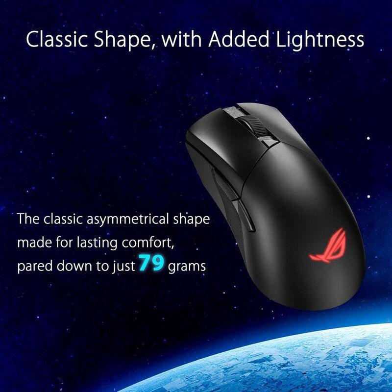 ASUS ROG Gladius III Wireless AimPoint RGB Gaming Mouse - Black, , large image number 1