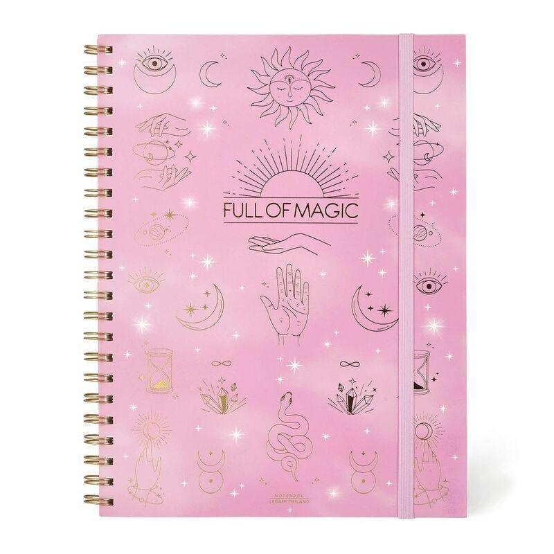 Legami 3-In-1 Maxi Trio Spiral A4 Lined Notebook - Magic (204 Pages), , medium