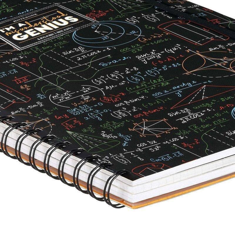 Legami 3-In-1 Maxi Trio Spiral A4 Lined Notebook - Genius (204 Pages), , large image number 2