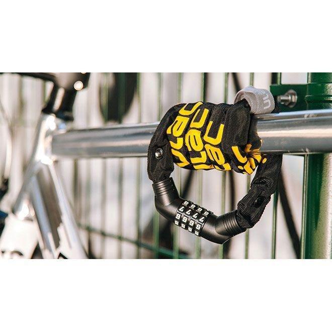 Ulac Street Fighter Steel Chain Lock Combo Black, , large image number 1