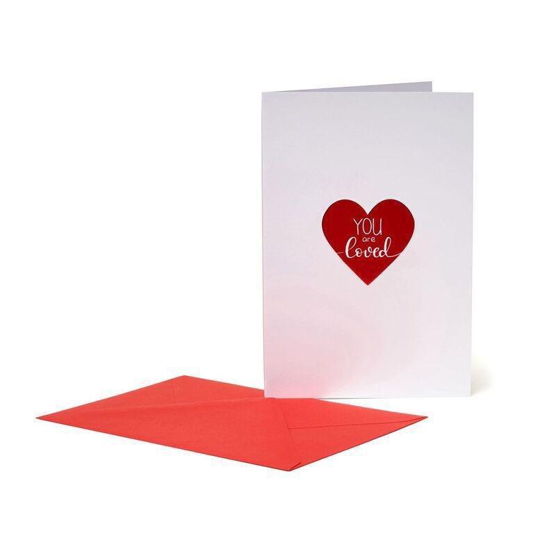 Legami So Loved Heart Large Greeting Card (11.5 X 17cm), , medium