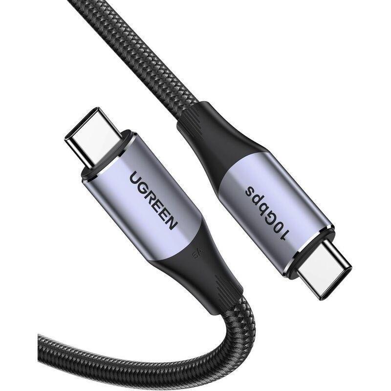 Ugreen USB-C 3.1 Gen2 10Gbps Thunderbolt 3 Cable 1M - Black, , medium