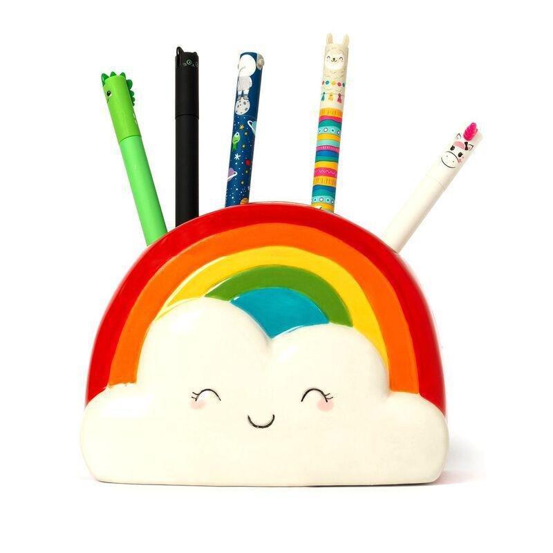 Legami Desk Friends Rainbow Ceramic Pen Holder, , large image number 0