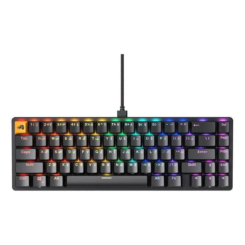 Glorious GMMK 2 65% Gaming Keyboard(Pre-Built ANSI) (Arabic) - Black, , large image number 0