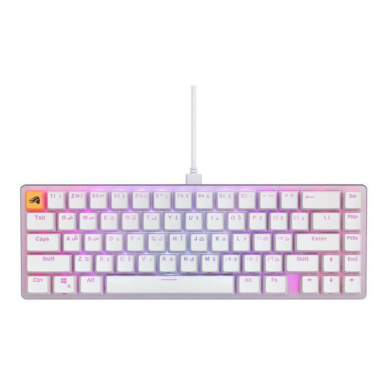 Glorious GMMK 2 65% Gaming Keyboard(Pre-Built ANSI) - White (Arabic), , large image number 0