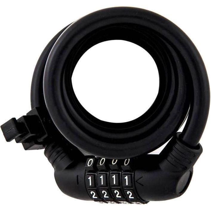 Ulac Zen Master Cable Lock Combo Black, , large image number 0