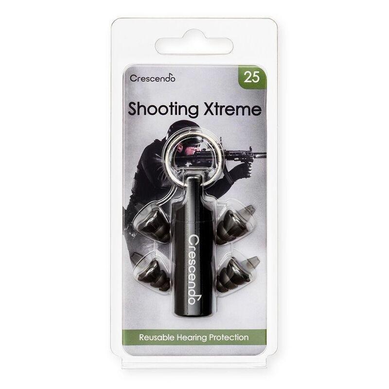 Crescendo Shooting Xtreme 25 Hearing Protection Reusable Earplugs, , large image number 0
