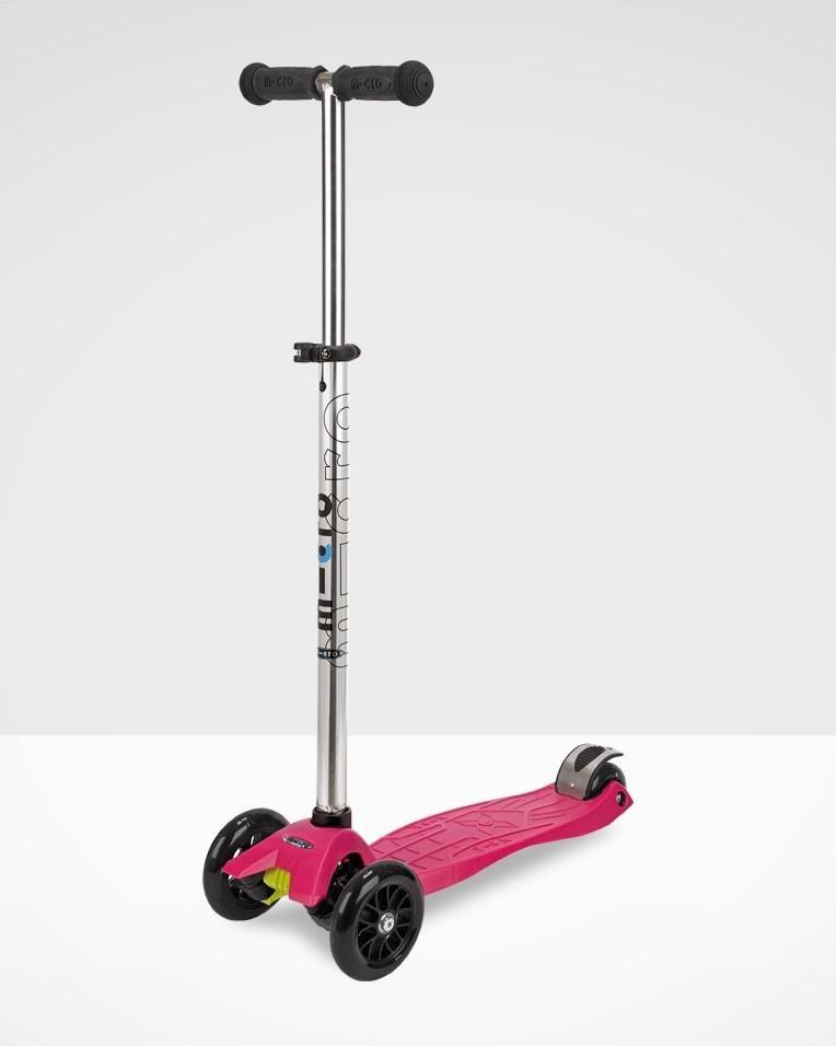 Maxi Micro Scooter Pink with T Bar, , large image number 0