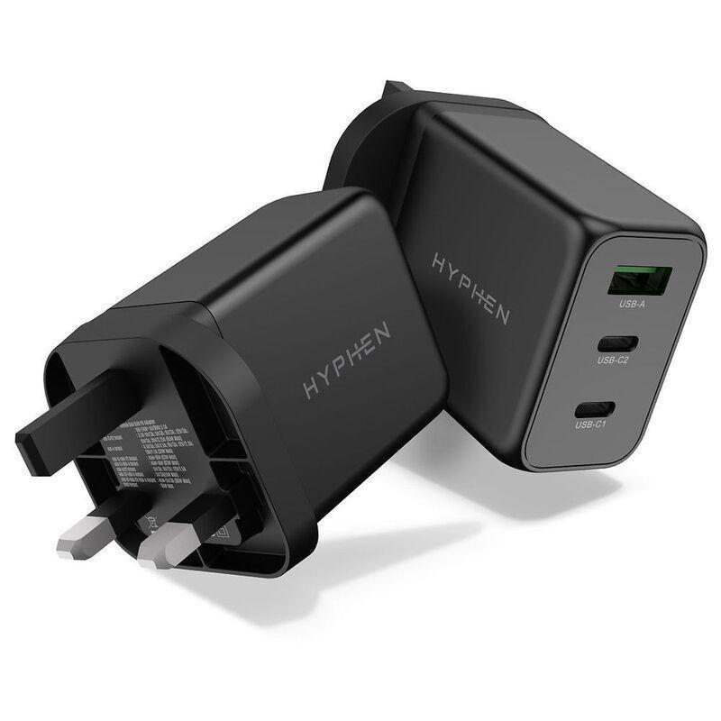 HYPHEN Gan Adaptor 65W - Black (UK Plug), , large image number 3