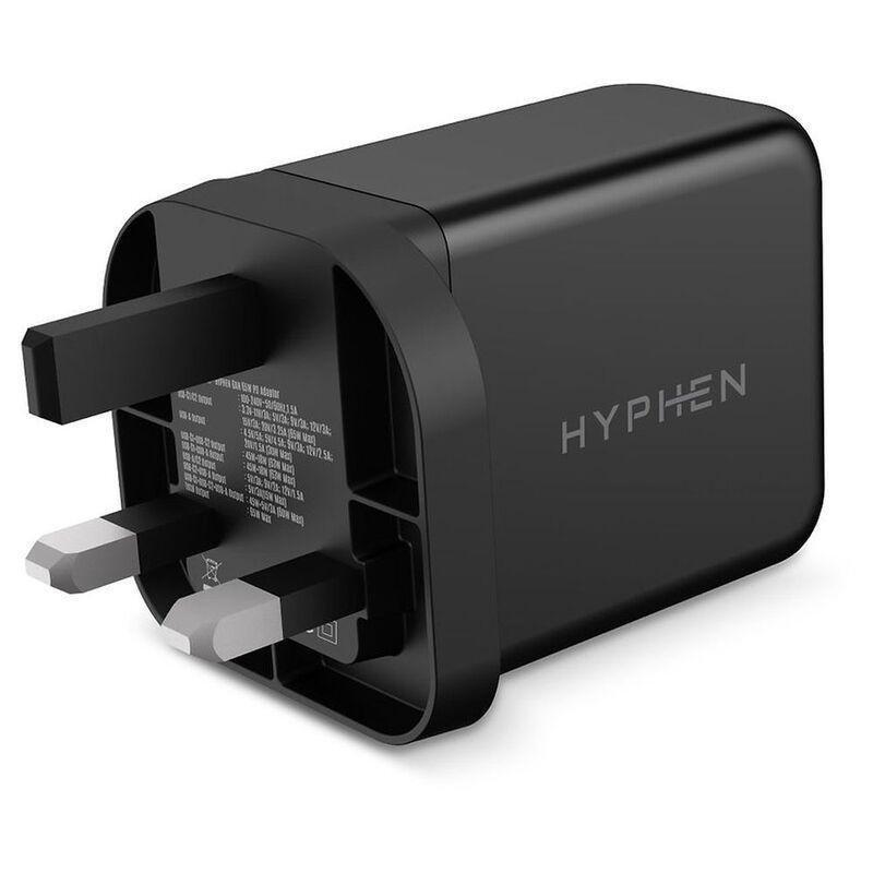 HYPHEN Gan Adaptor 65W - Black (UK Plug), , large image number 4