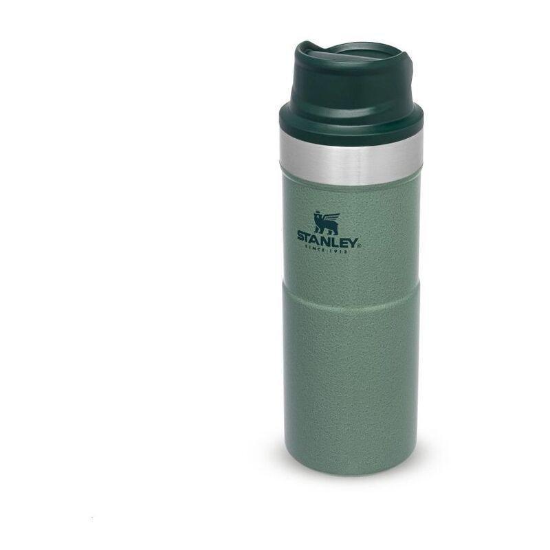 Stanley Classic Trigger Action Travel Mug Hammertone Green 355ml, , large image number 0