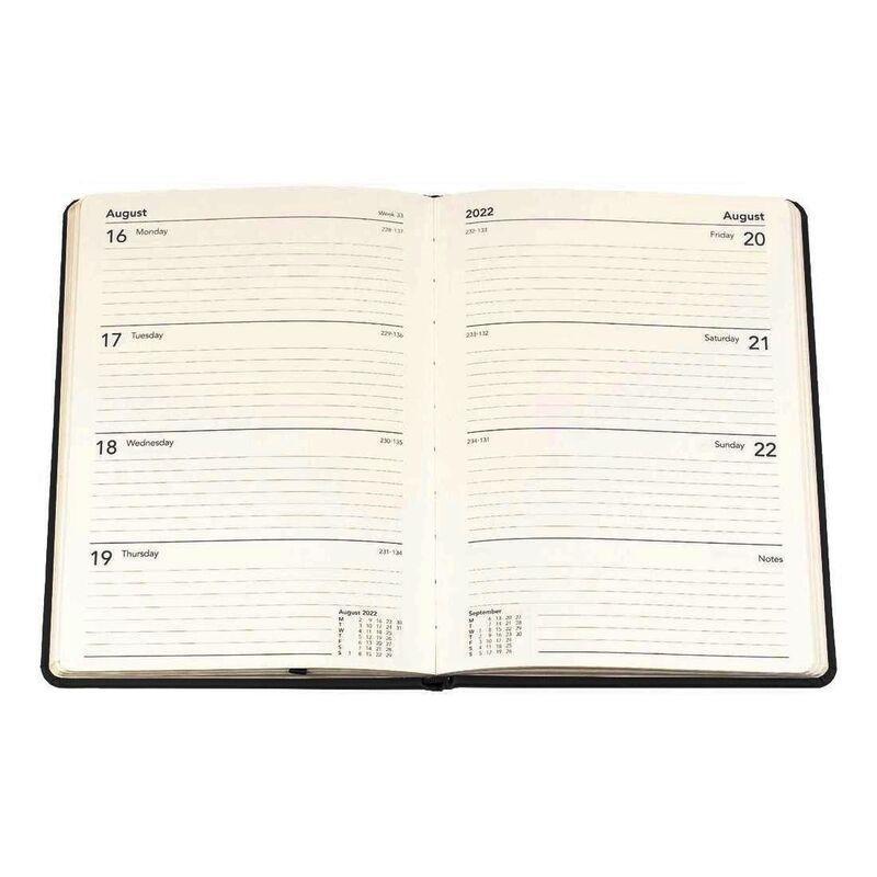 Collins Debden Legacy A5 Week To View Diary 2022 Grey, , large image number 1