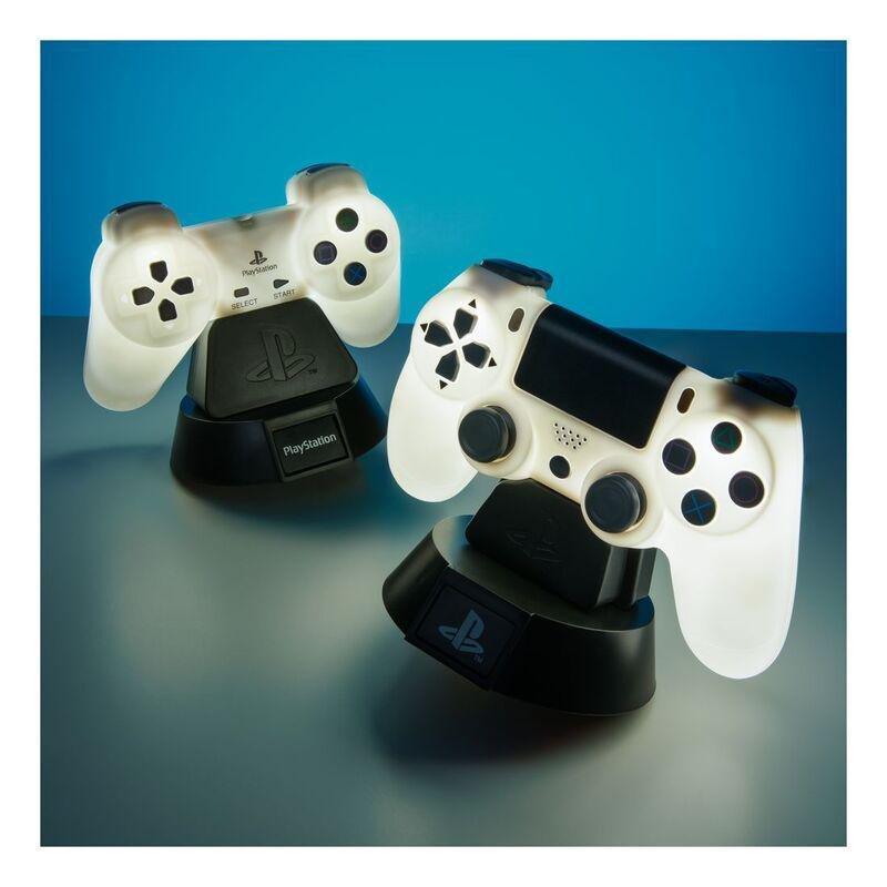  Paladone Playstation Controller Icons Light with 3 Light Modes  - Sound Reactive, Dynamic Phasing, and Standard Mode - Gaming Desk  Accessories and Game Room Decor : Video Games